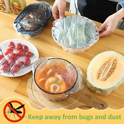 FreshSeal™ 100 Pcs Plastic Covers